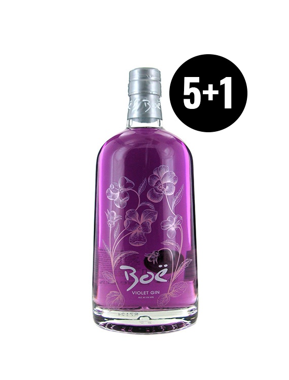 Caja Gin Boë Violet 5+1 Gratis